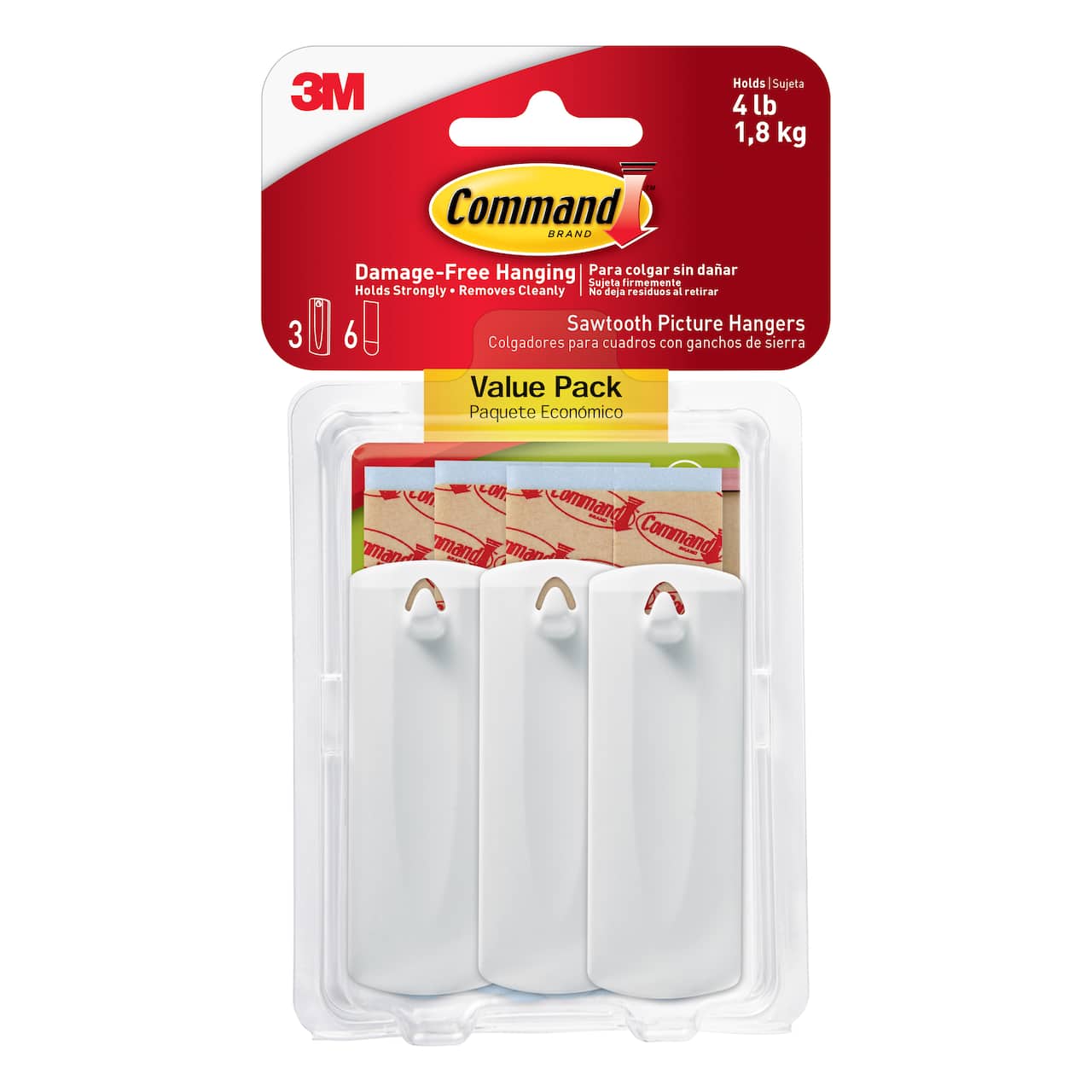3M Command™ Sawtooth Picture Hangers Value Pack